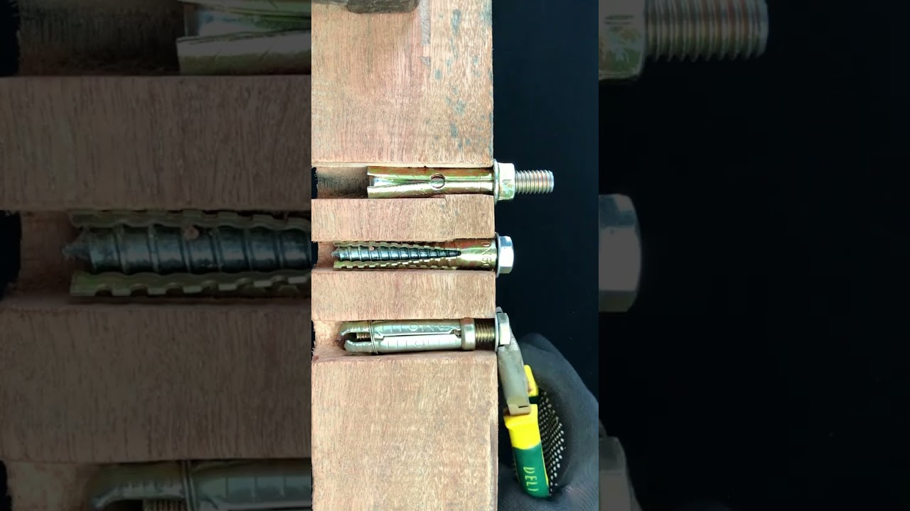 Expansion Bolt🔩 Installation and removal🔧anchor #anchoring #wallanchor #fasteners #diy #tools