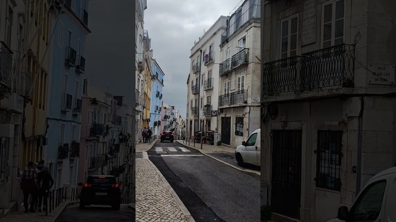 Walking on empty streets of Lisbon on a Sunday morning 🌅