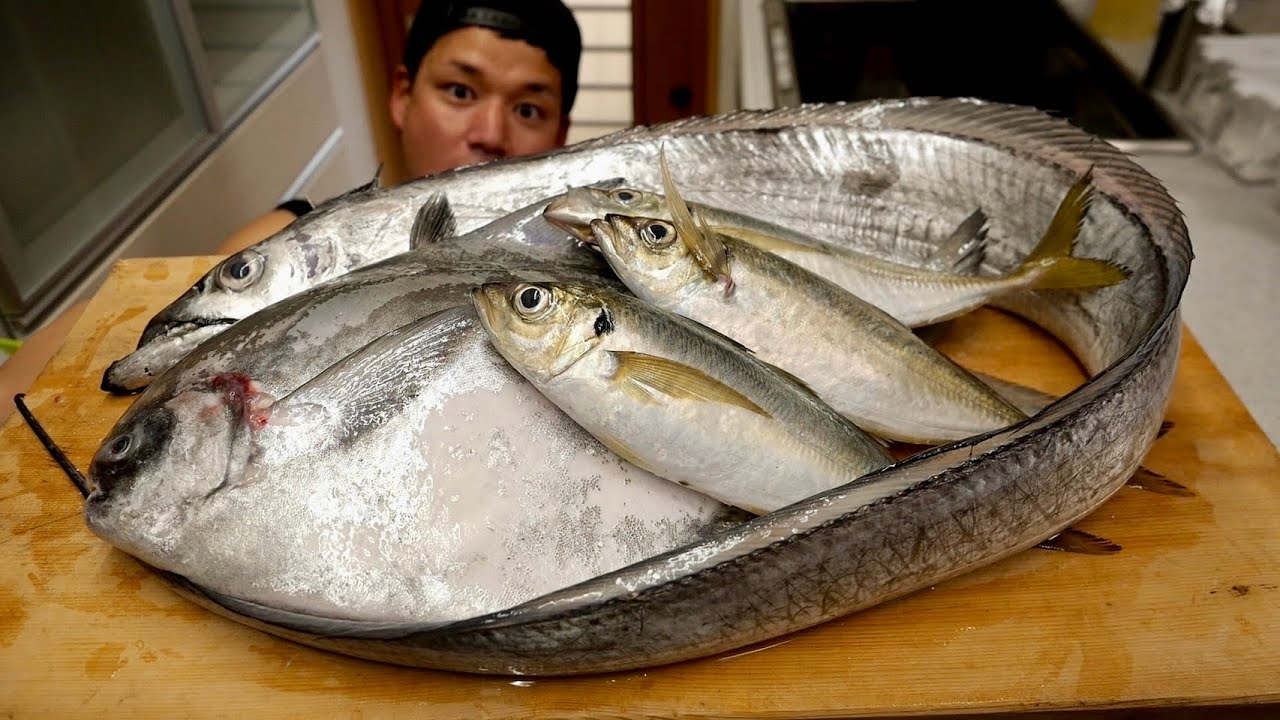 大阪湾の魚は美味いのか？指6本の太刀魚に冬のマナガツオ！