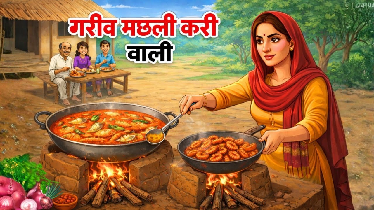 गरीब मछली करी वाली | Garib Machli Curry Wali | Hindi Emotional Story