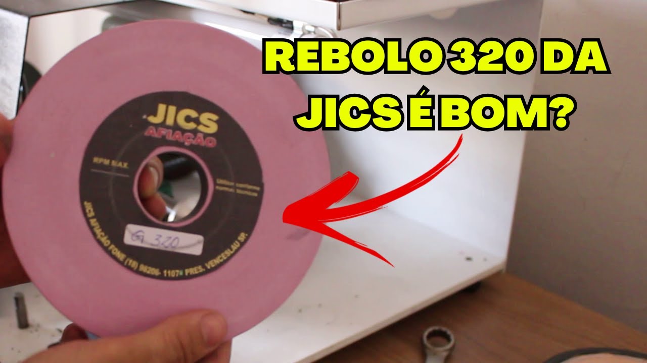 Testei o Rebolo para AFIAÇÃO de Alicates de Cuticula JICS - Veja o Resultado.