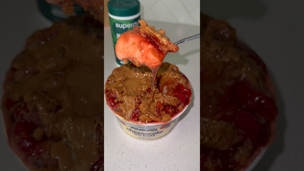 Had to try the viral no bake cheesecake for myself&hellip; and WOW.