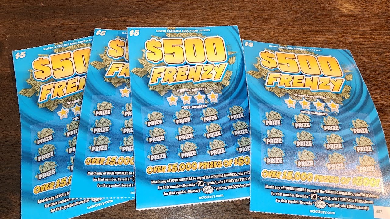 NEW!! I repeat NEW!!!!!! $500 Frenzy NCEL scratch off tickets!!! 💵Making Moves💵