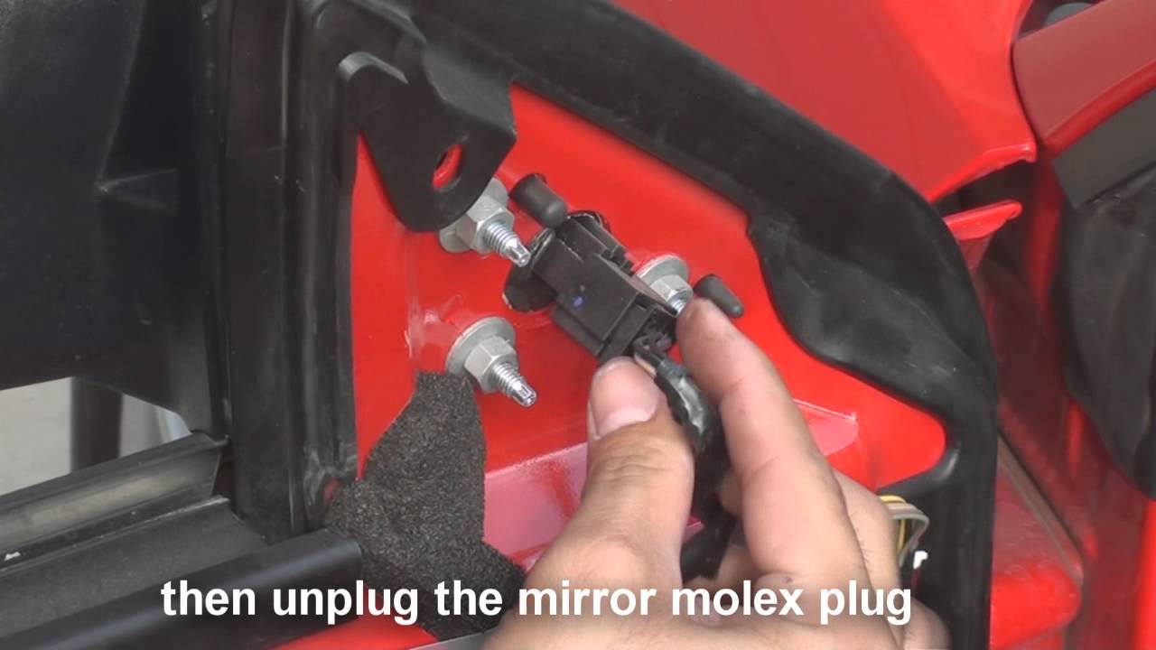 How to remove side mirror ford mustang 2010 -2014
