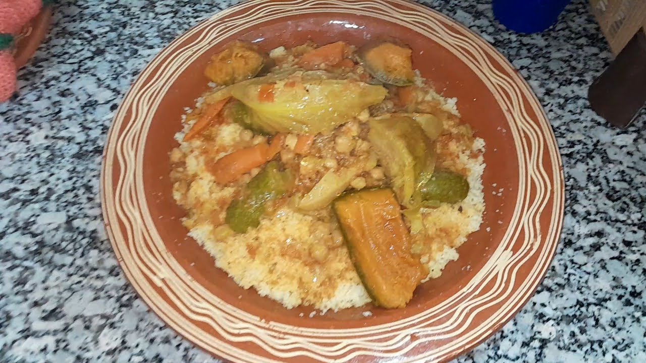 ثاني يوم في رمضان 🌙تعشينا بكسكسو🇲🇦