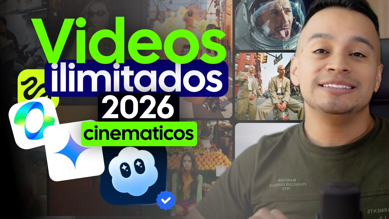 La FORMA más rápida de CREAR VIDEOS con IA Cinematográficos en 2026