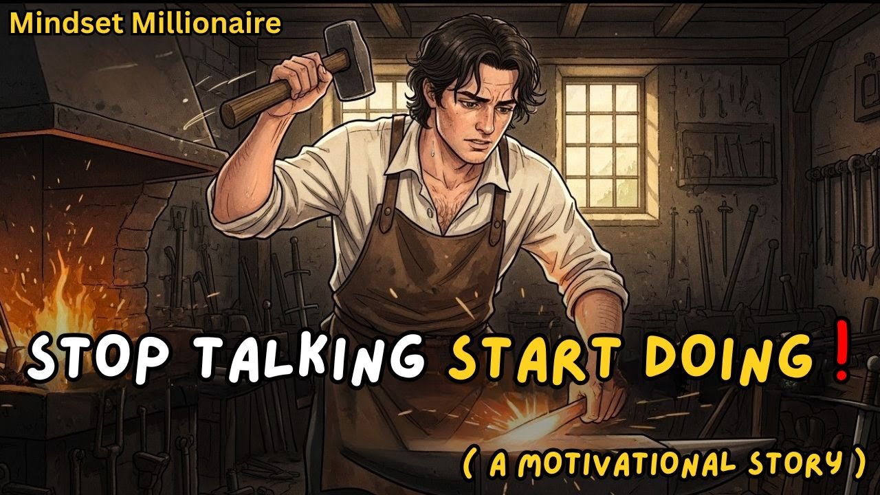Stop Talking. Start Doing. (The Psychology of Silence) | Mindset Millionaire.