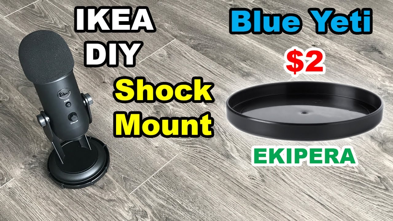 ✅ Blue Yeti DIY shock mount IKEA DIY make