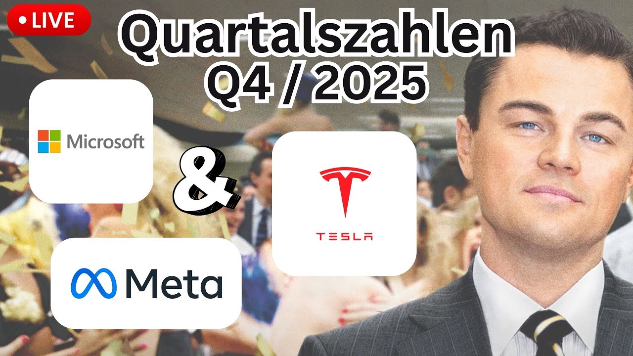 🔴🟢 LIVE: META, TESLA und ALPHABET Earnings Call & Marktüberblick