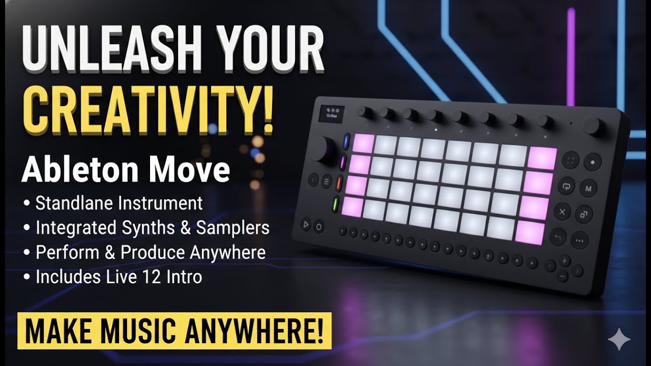 Ableton Move + Live 12 Intro Review | Portable Music Production Setup