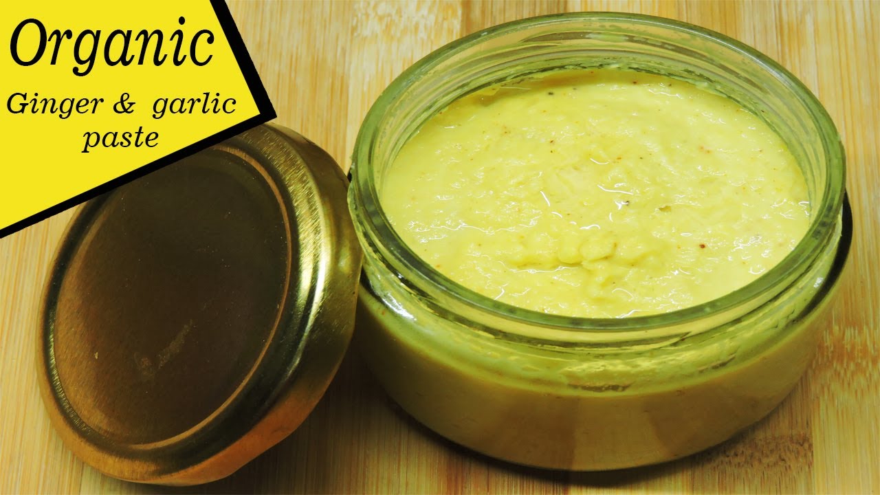 Homemade ginger garlic paste that will last for 6 months and more |purely organic paste recipe