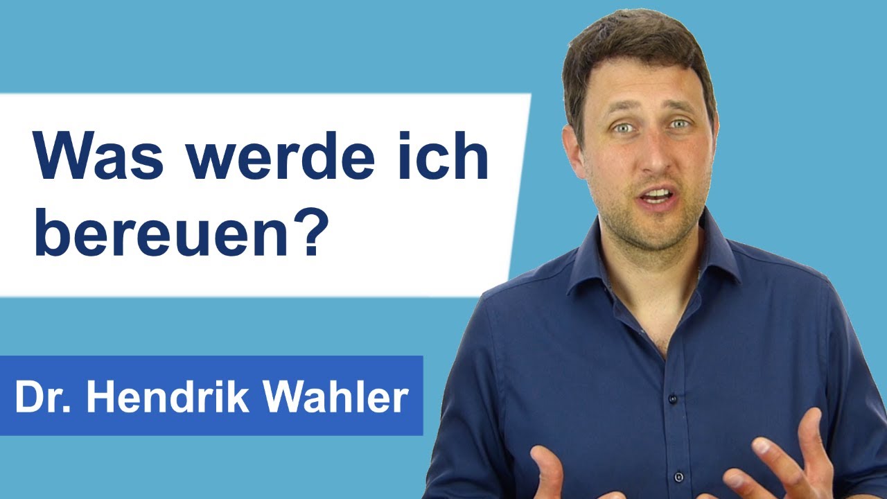 Was bereue ich am Ende meines Lebens? -  Lebensr&uuml;ckblick & &Uuml;bung