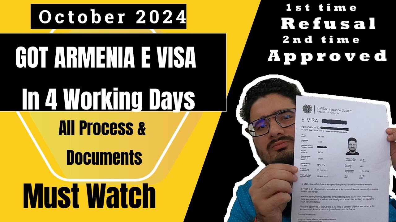 Got Armenia E Visa Today October 2024 ||  All Detailed Process on This Video || Apply From INDIA ?