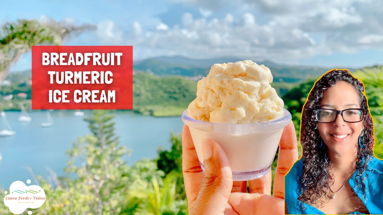 Breadfruit Turmeric Ice Cream