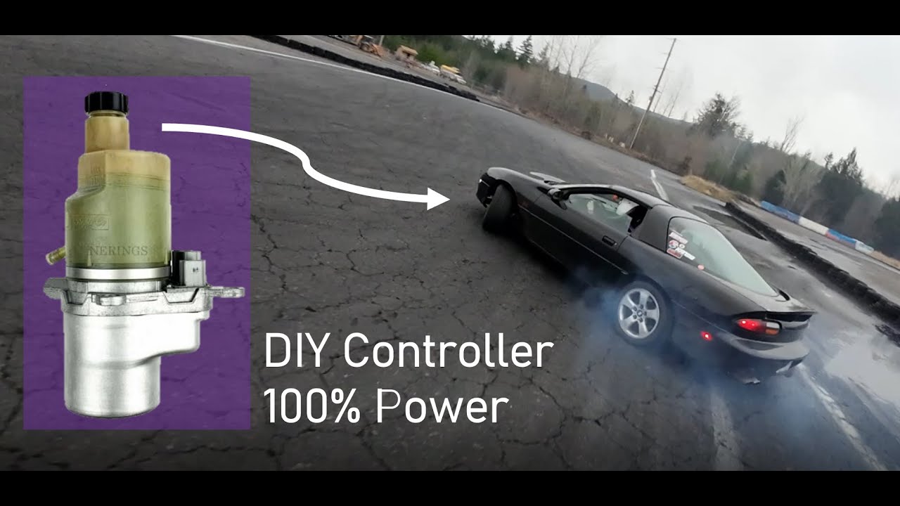 DIY Volvo Power Steering Pump Controller and Camaro Drifting