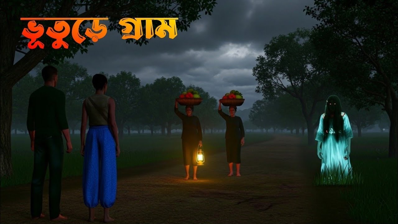 Vuture Gram | ভূতুড়ে গ্রাম | Bhuter Cartoon||Ghost story||Bangla Bhuter galpo||Horror story