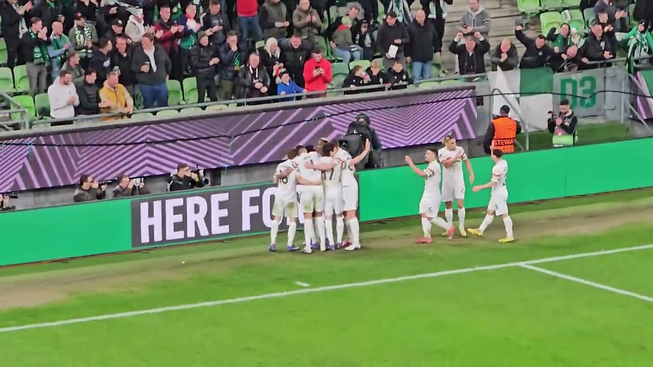 Lenny Joseph g&oacute;lja / Ferencv&aacute;rosi TC - SC Braga / EL nyolcadd&ouml;ntő / 2026.03.12.