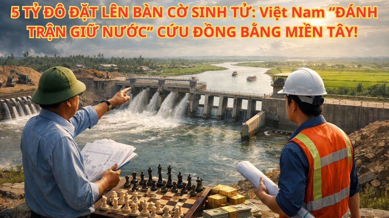 5 Tỷ Đô Đặt Lên Bàn Cờ Sinh Tử Việt Nam“Đánh Trận Giữ Nước” Cứu Đồng Bằng Miền Tây!