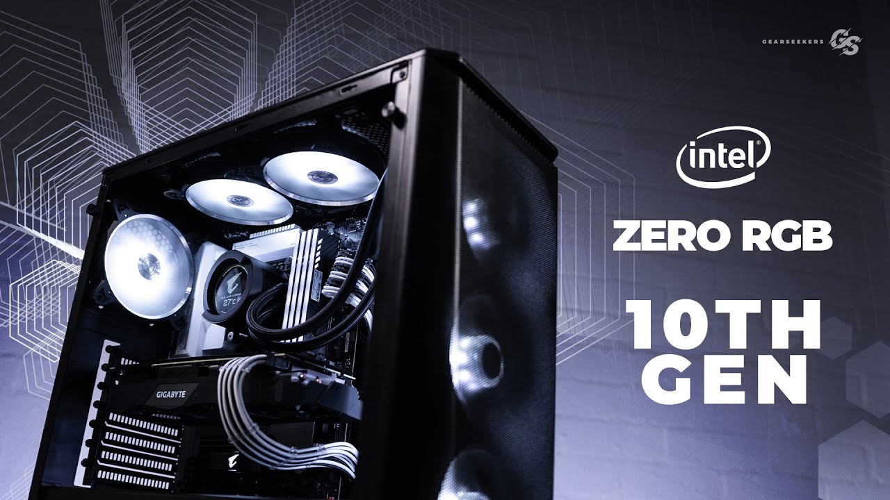 ZERO RGB Intel i5 10600K Build + Benchmarks - Phanteks Eclipse P400A