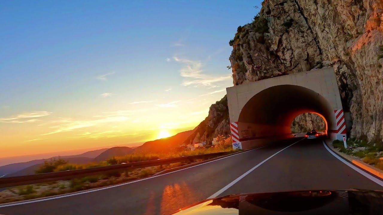 Driving from West Serbia to Montenegro 4K