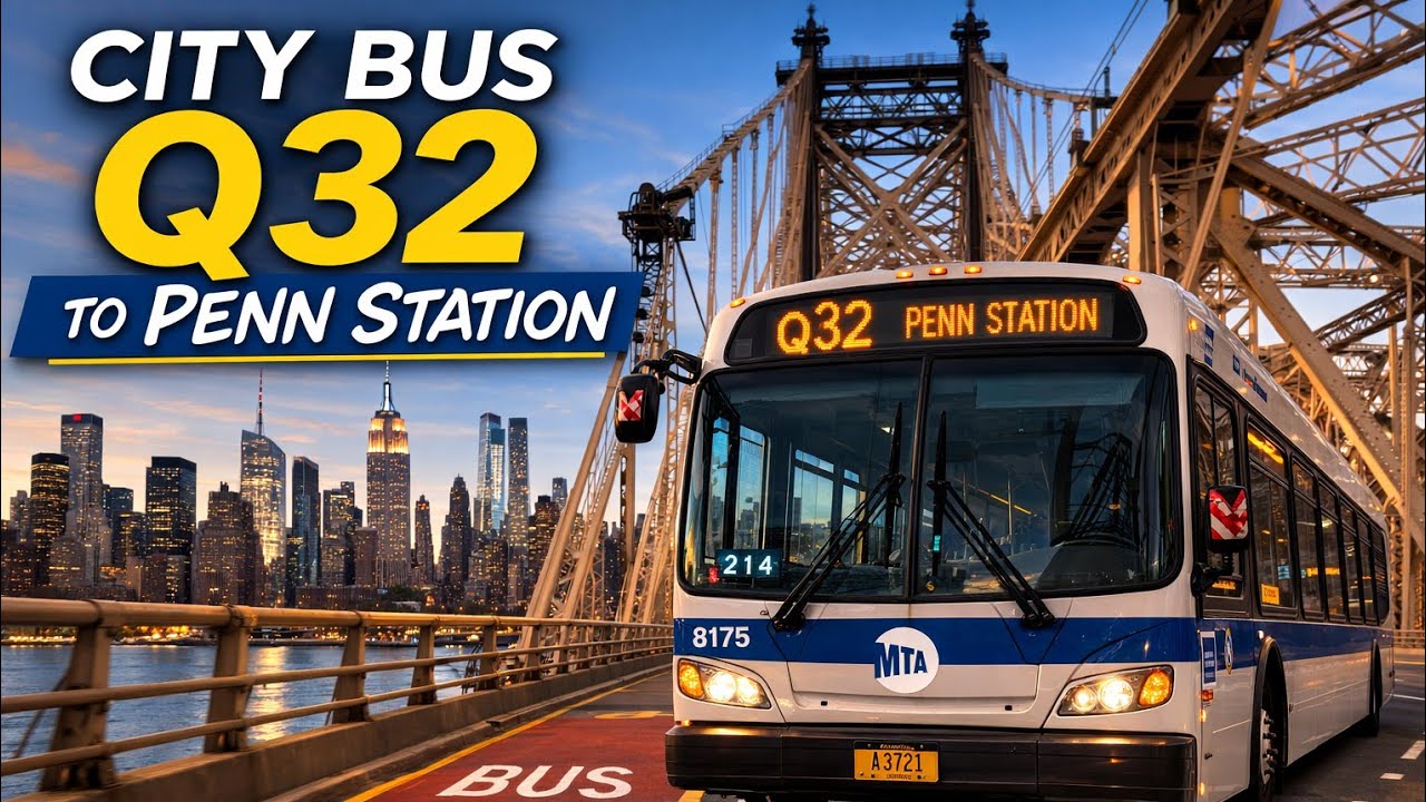 Q32 Transit Bus Jackson Hts - Penn Station 