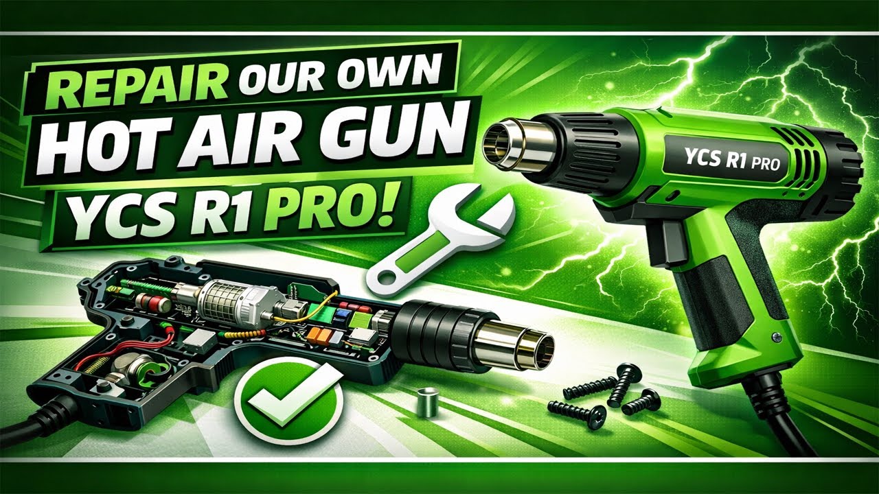 Repairing Our Own Hot Air Gun | YCS R1 PRO Full Fix & Test