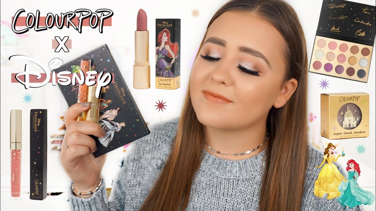 COLOURPOP X DISNEY DESIGNER COLLECTION | Review, Tutorial & Swatches