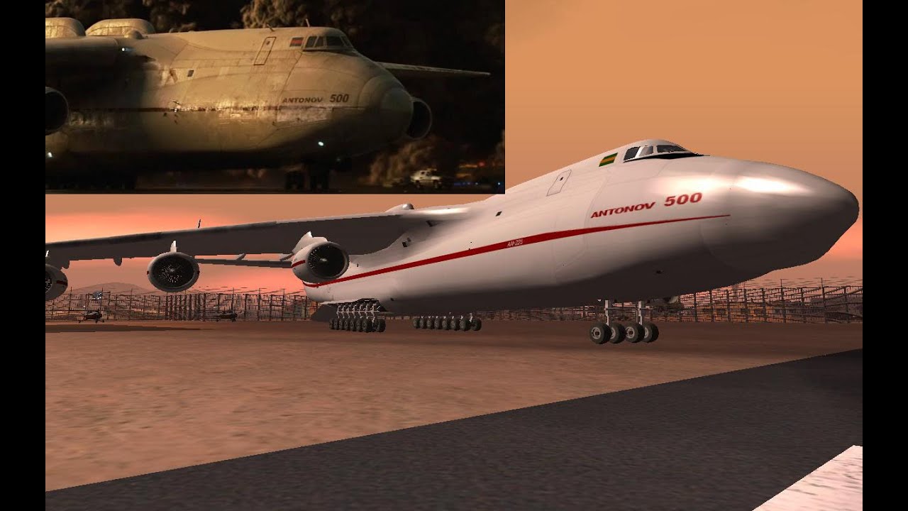 Antonov AN-225 Mriya (Antonov 500 from 2012movie) - GTA SA