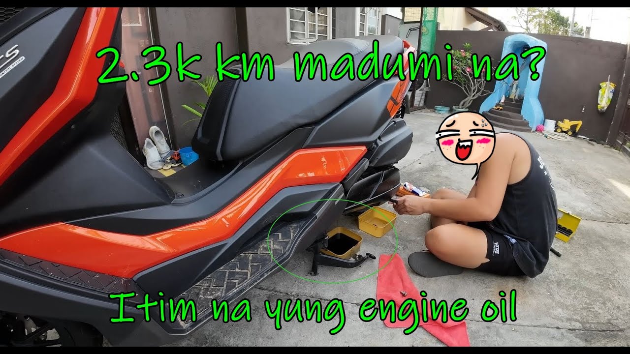 KYMCO DTX 360 Change oil / PR2 sound check