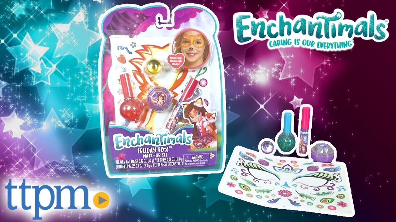Enchantimals Patter Peacock and Felicity Fox Make-Up Sets from Just Play