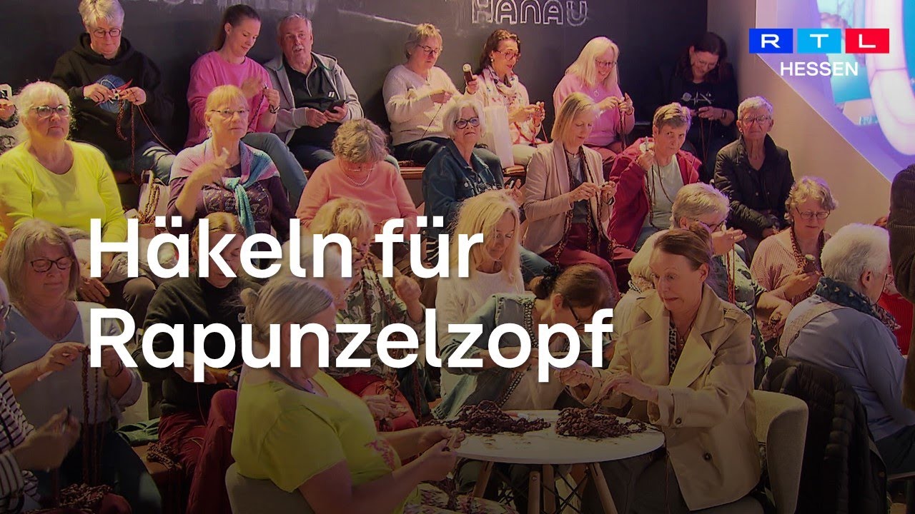 Für das Bühnenbild der Brüder Grimm Festspiele in Hanau wird gehäkelt!