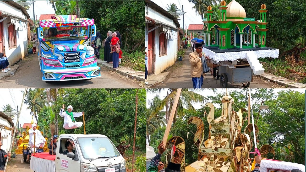 Pawai Ngarak Kubah Masjid AL MAHFUDZ Desa PUCUNG Tirto Pekalongan Tahun 2025