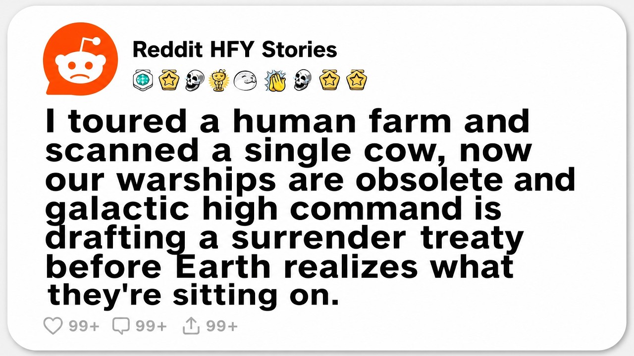 [Reddit HFY Stories] Aliens Toured A Human Farm, Then Asked Why The Cows Outweigh Their Warships