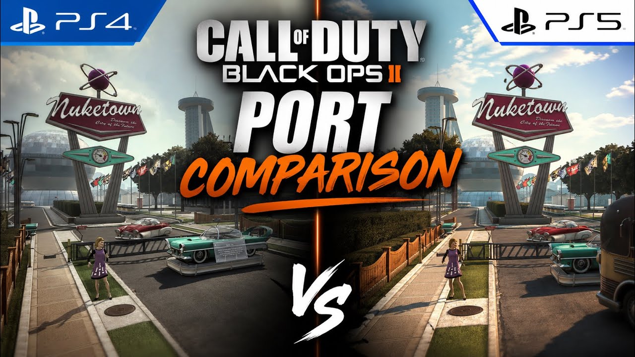 COMPARING THE PS4 & PS5 VERSION OF BLACK OPS II