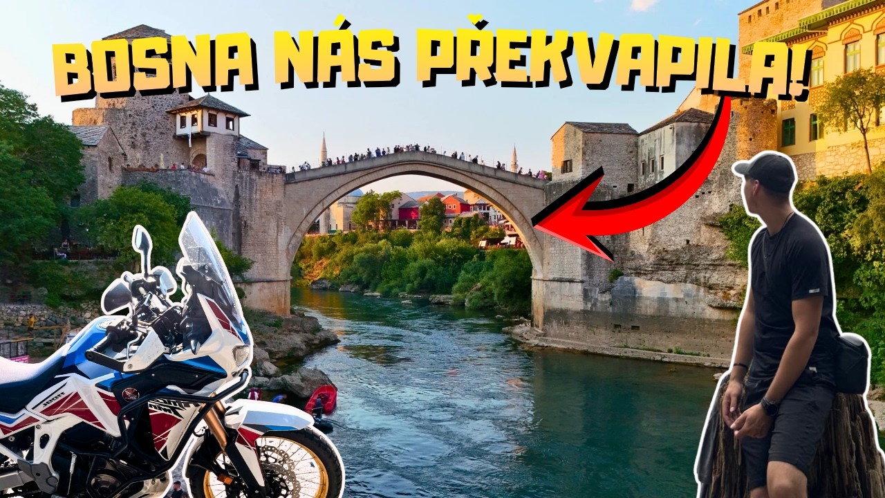 BOSNA NÁS ŠOKOVALA! 😱 MotoRoadTrip do podzemí Željavy a Mostaru