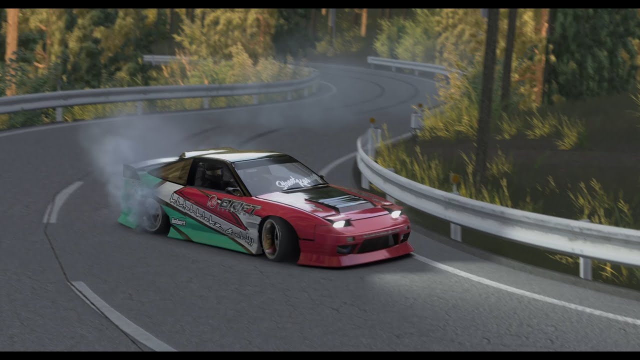 《Assetto Corsa》GravyGarage Street 180sx Corbett | Sakanotsuji Touge (Uphill Time Attack)