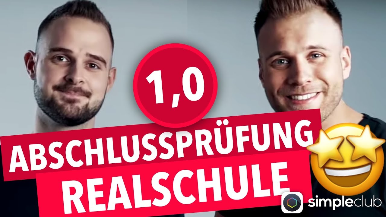 REALSCHUL-ABSCHLUSSPRÜFUNG 2020: Wie du eine 1,0 bekommen kannst!