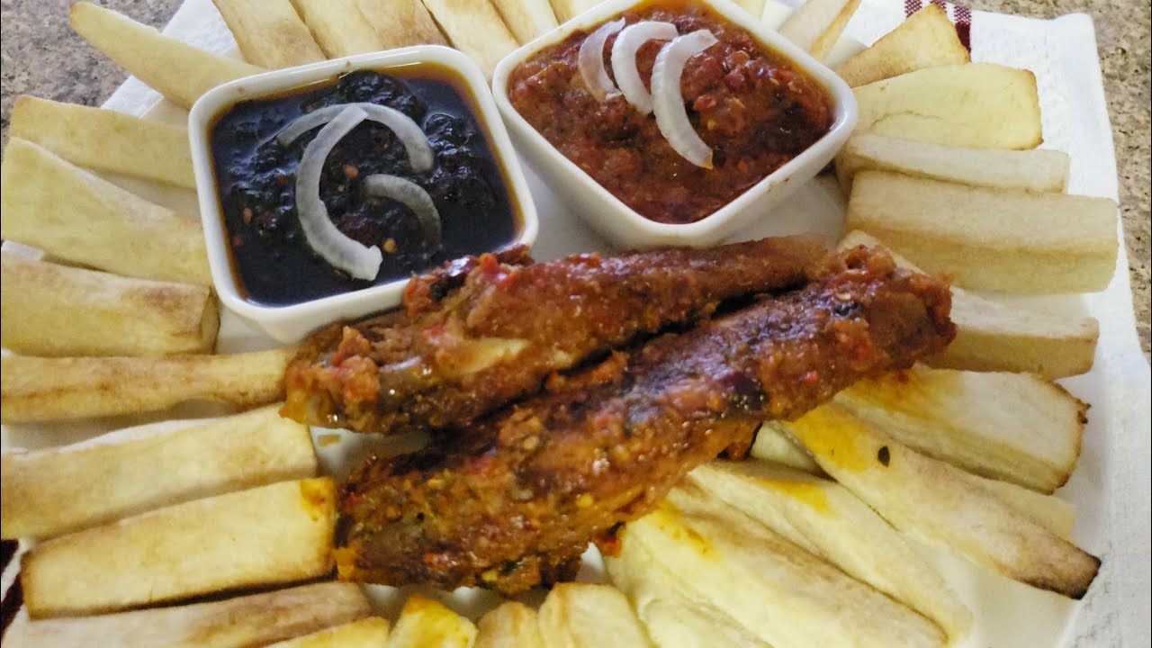 DELICIOUS AIR FRIED YAM WITH SHITOH & PEPPER