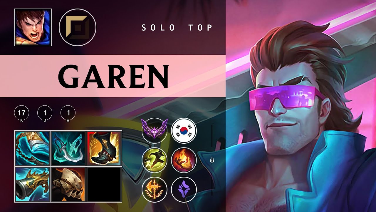 Garen Top vs Pantheon - KR Master Patch 25.24