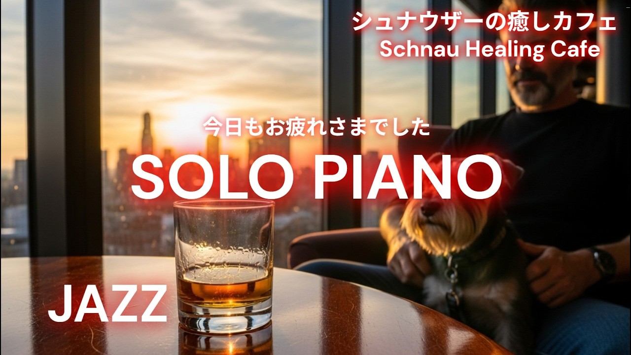 今日もお疲れ様でした。Thank you for your hard work today.　Solo piano. Jazz. BGM for work. Relaxation.
