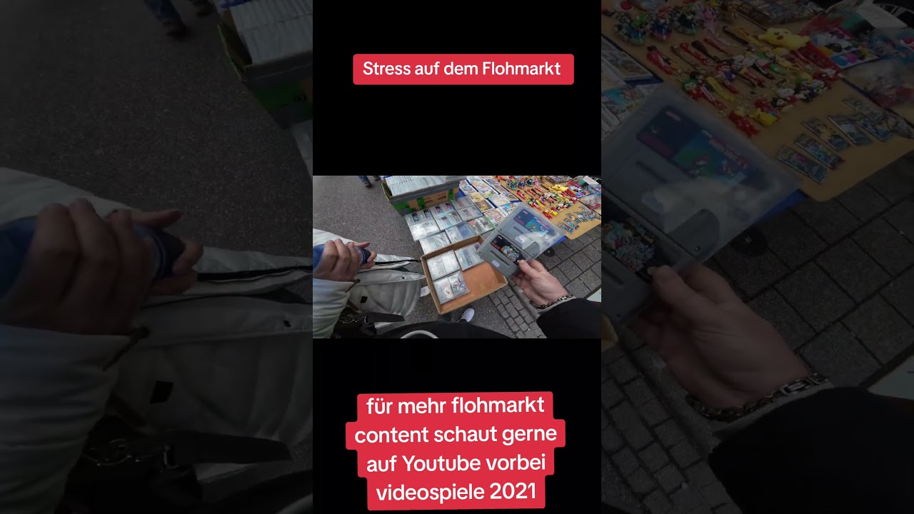 Stress auf dem Flohmarkt #flohmarkt #retro #nintendo #playstation #retrogaming