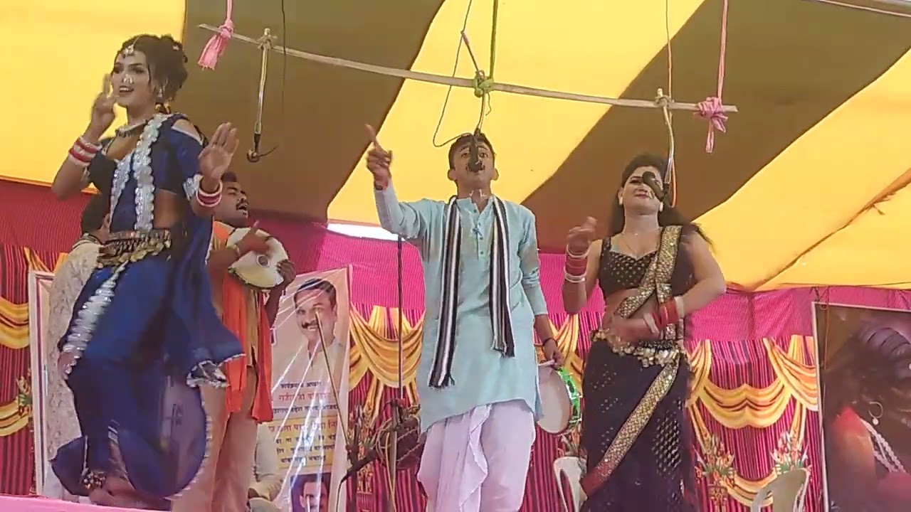 शाहीर सूरज नवघरे व संच ||Khada Tamasha Khadi Gamat||
