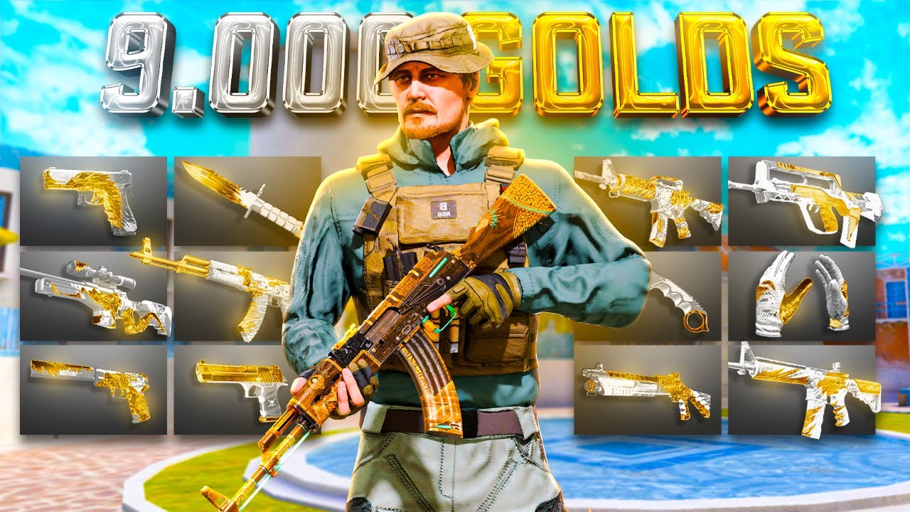 MONTEI um INVENTARIO BRANCO e DOURADO com 9.000 GOLDS no STANDOFF 2