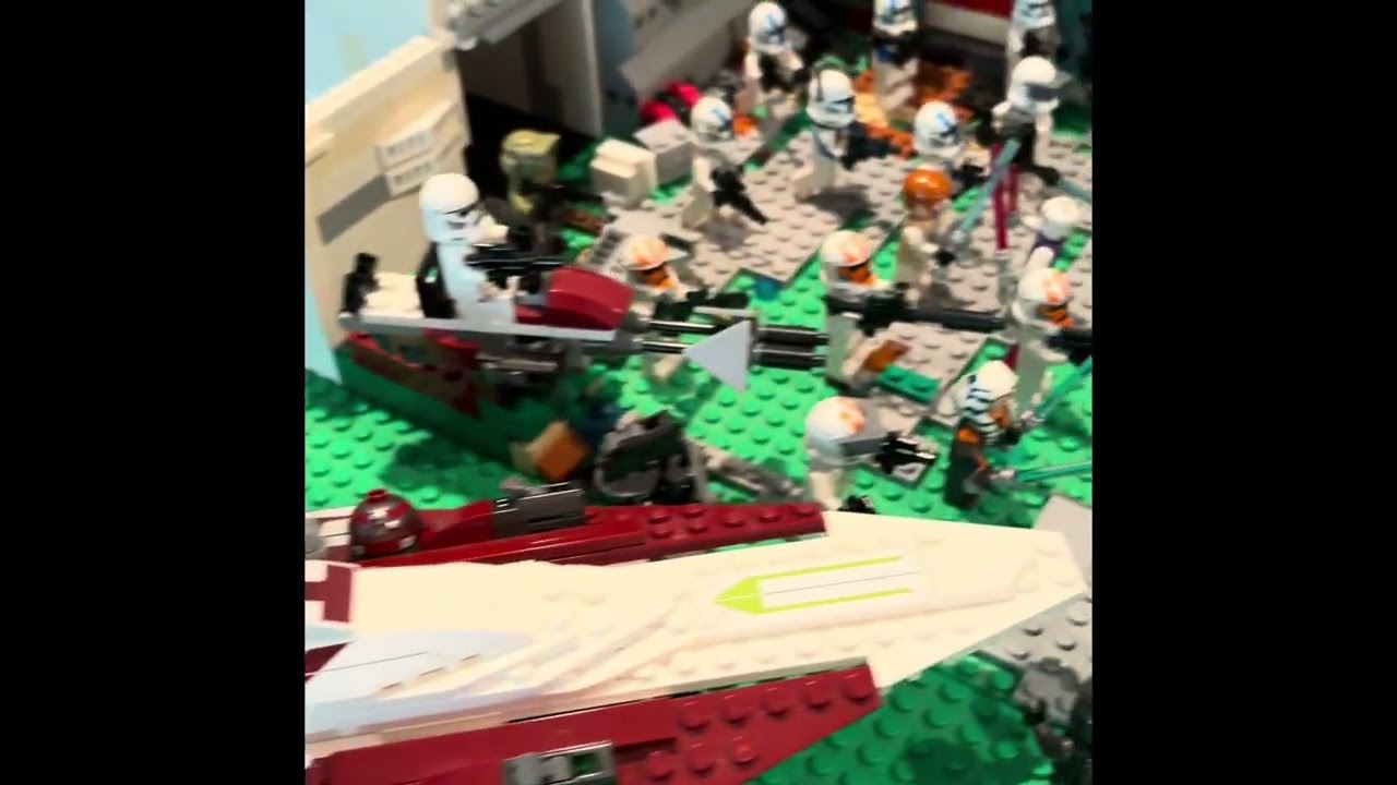 Lego Clone Wars Battle Scene #lego #starwars #moc