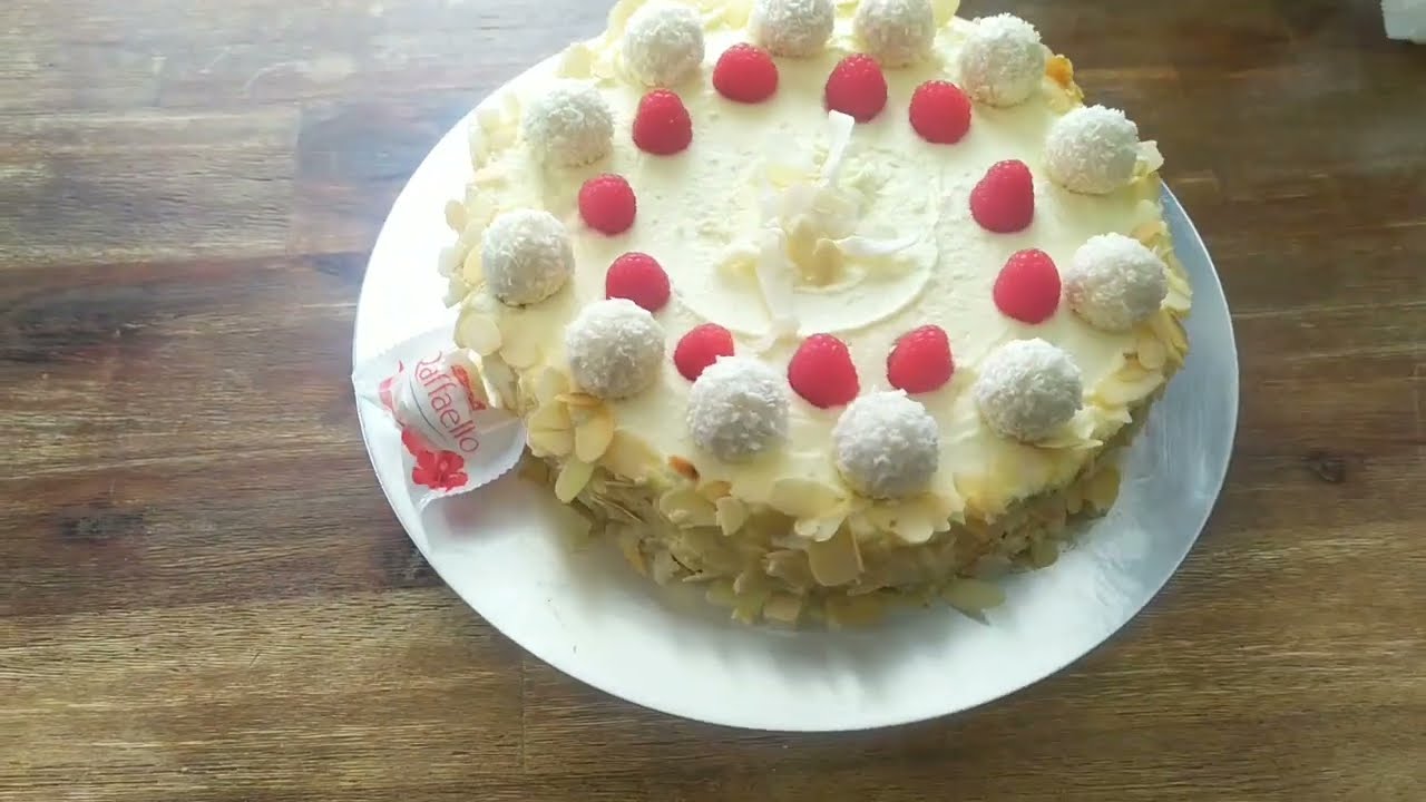 Rafaello Torte ( mit Untertitel ) | Rafellocake | Ntima kitchen