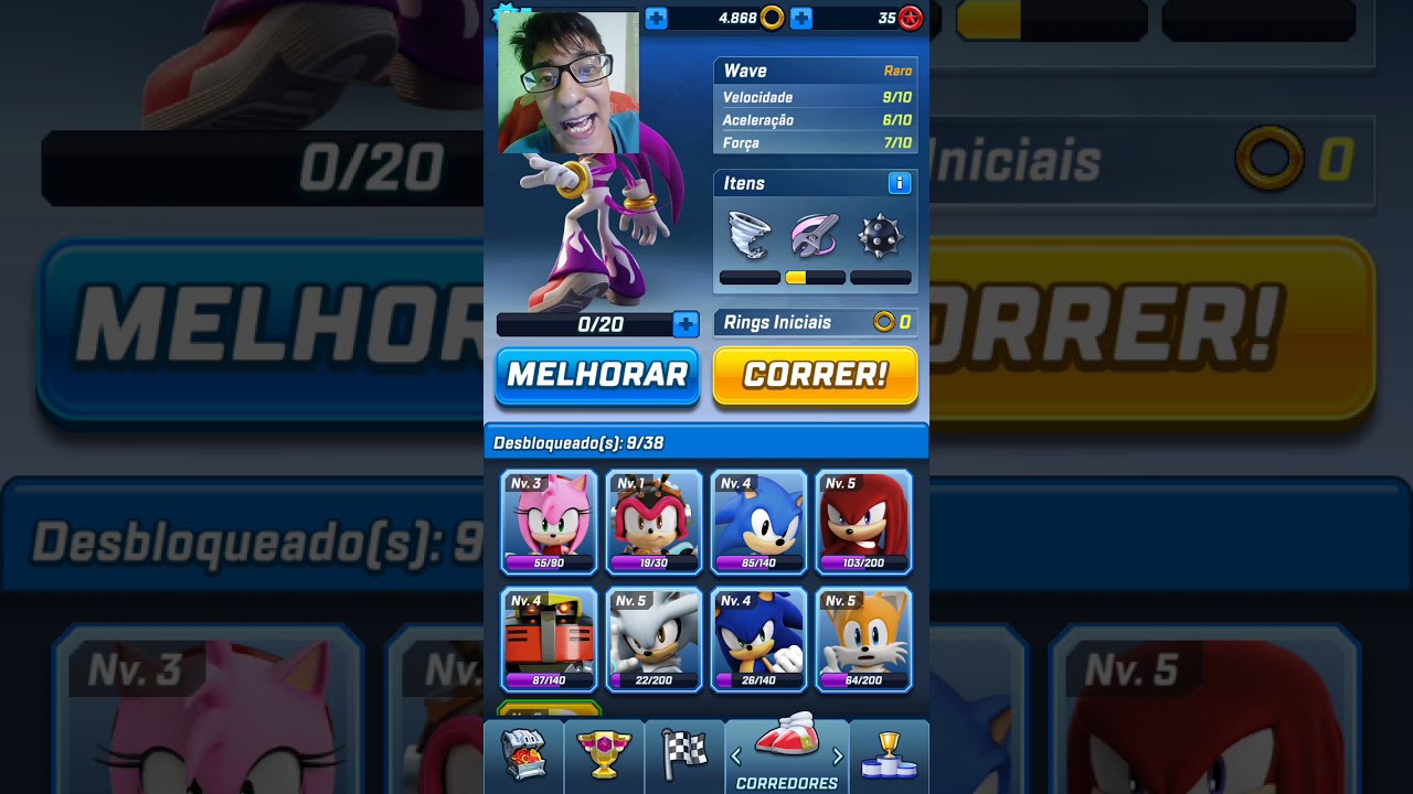 Sonic Forces Speed Battle #1 Não consegui o sonic do filme 😢