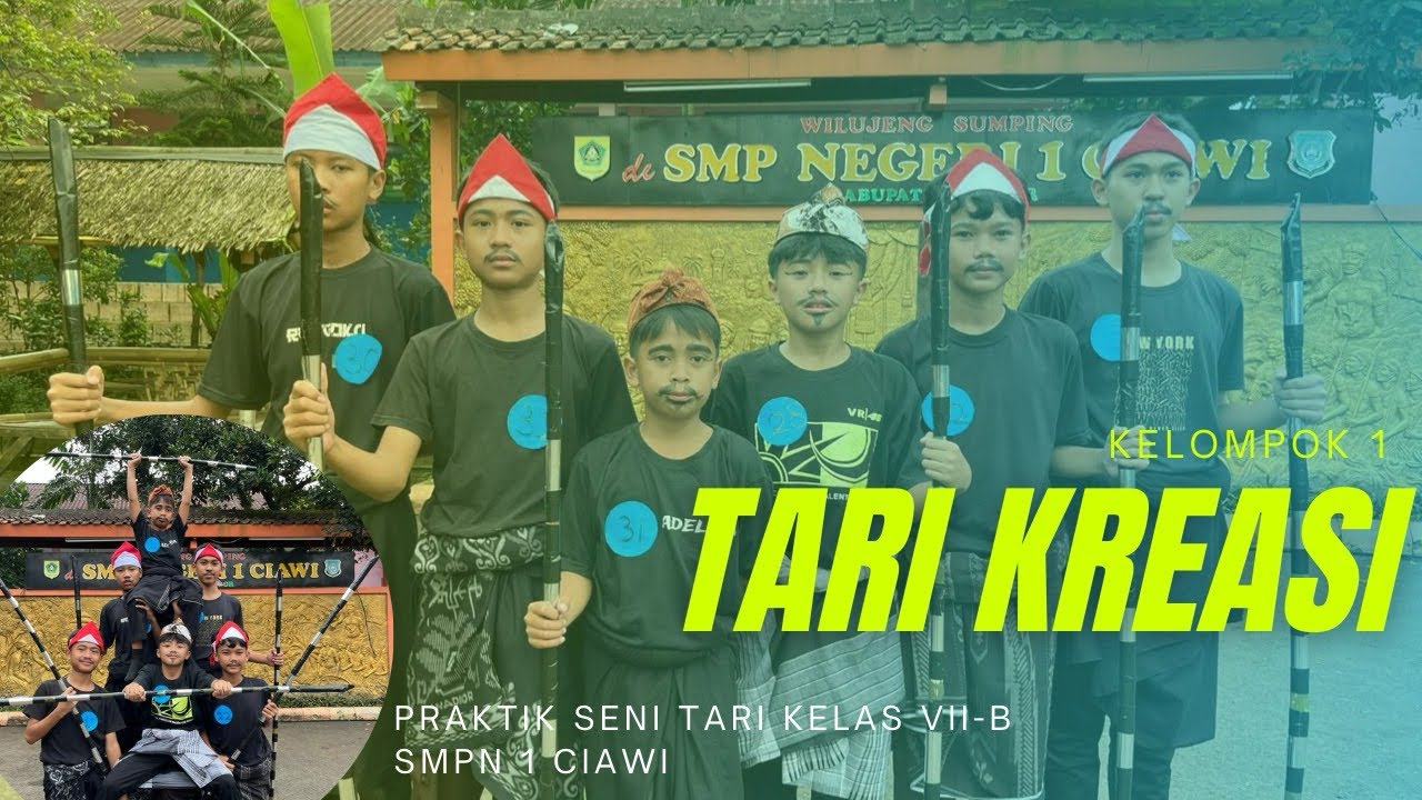 VII-B || Dokumentasi Praktik Seni Tari Siswa Kelas - KELOMPOK 1