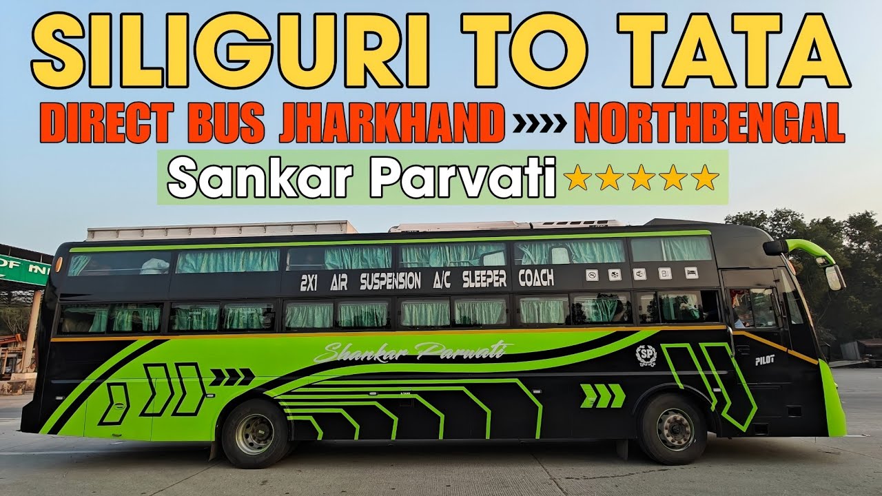 SILIGURI to TATA Bus Journey | Road Conditions,Views & Real Experience