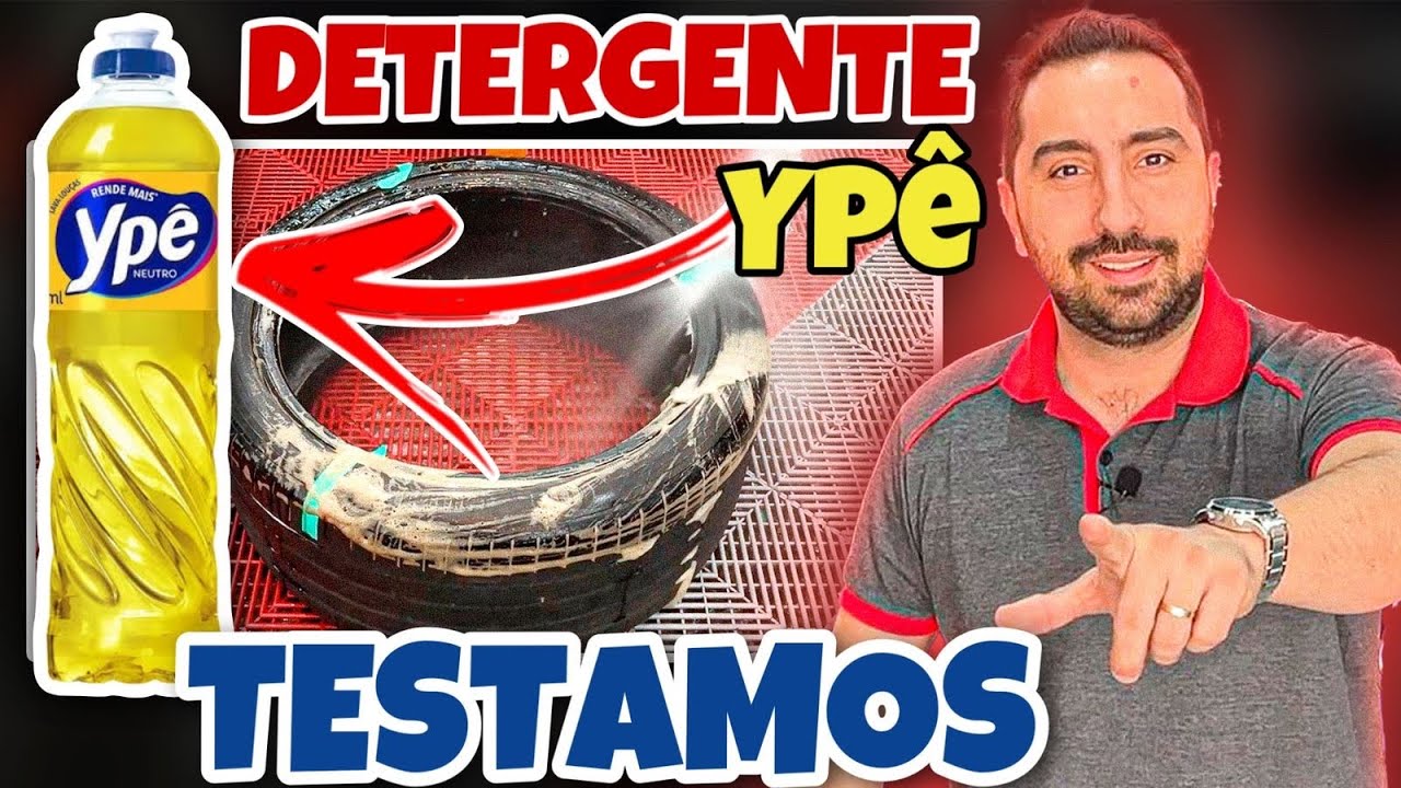 DETERGENTE LIMPA PNEU? Comparativo 3 Produtos
