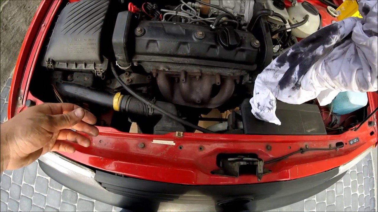 VW POLO FOX 86c 1992 1.4 Diesel - Serwis Olej Filtry
